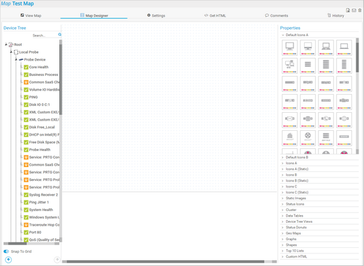 Map Designer with Empty Map