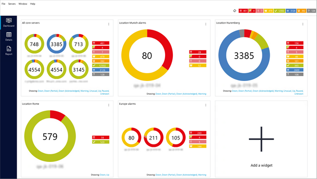 Multi Server window