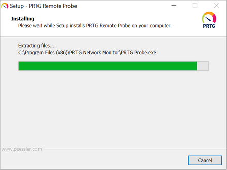 Remote Probe Setup Installing