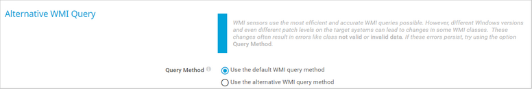 Alternative WMI Query